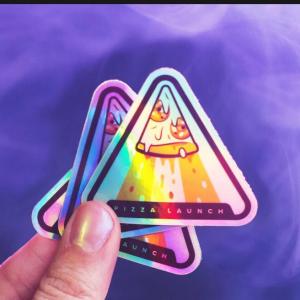 Eye-catching Holographic stickers and Glitter stickers